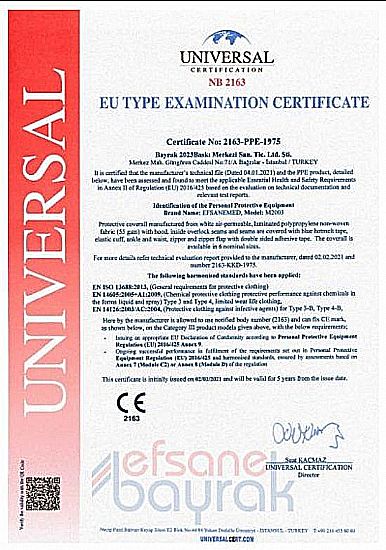 Our Quality Certificates | Efsane Bayrak