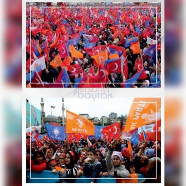 50x75 Drapeau à manche | Efsane Bayrak