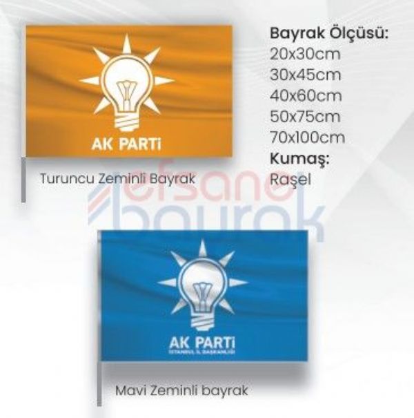 AK Parti Sopalı Bayrakları