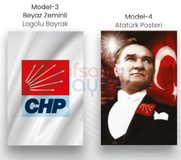 CHP Büyük Bayraklar