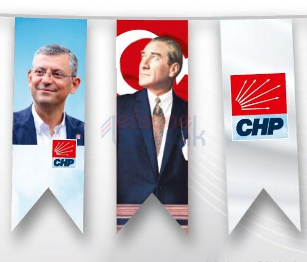 CHP İpe Dizili Bayraklar