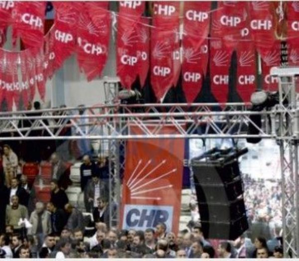 CHP İpe Dizili Bayraklar