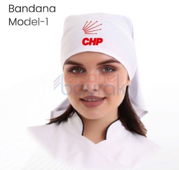 CHP Logolu Bandanalar