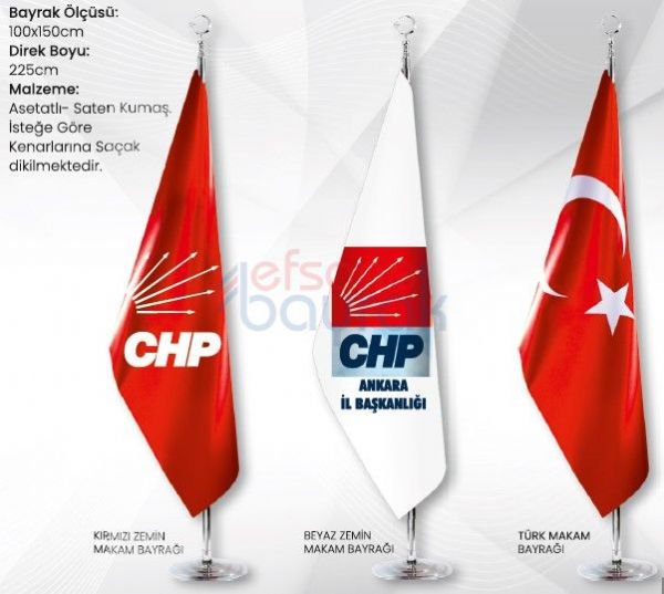 CHP Makam Bayrakları