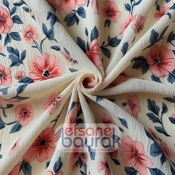 Çiçek Desenli Bürümcük Kumaş | Efsane Bayrak