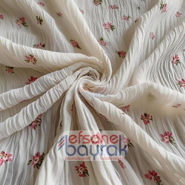 Çiçek Desenli Bürümcük Kumaş