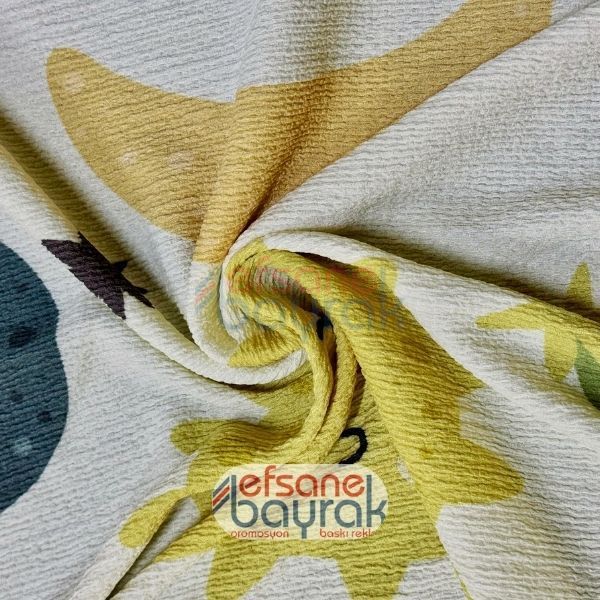 Çiçek Desenli Bürümcük Kumaş