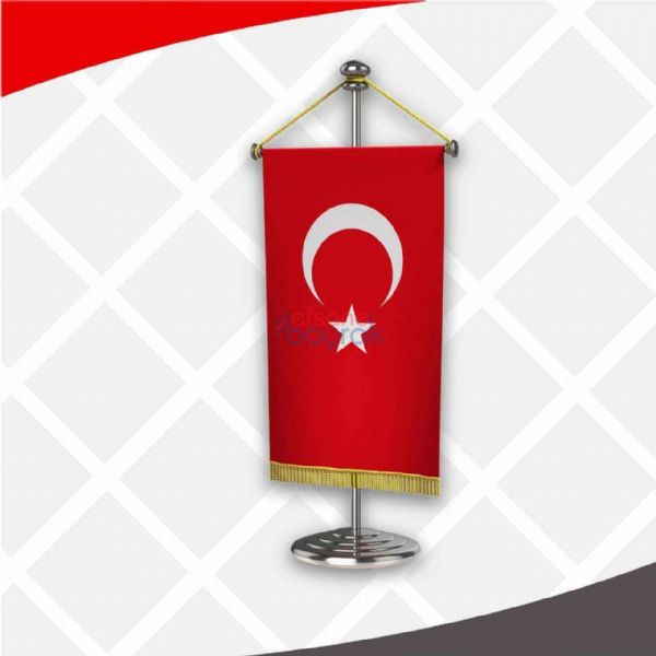 علم الطاولة بشكل فلّامة | Efsane Bayrak