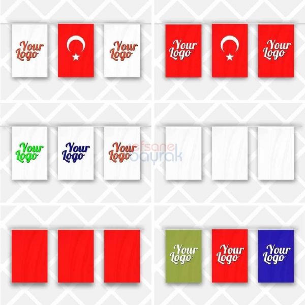 İpe Dizili Dikdörtgen Bayrak