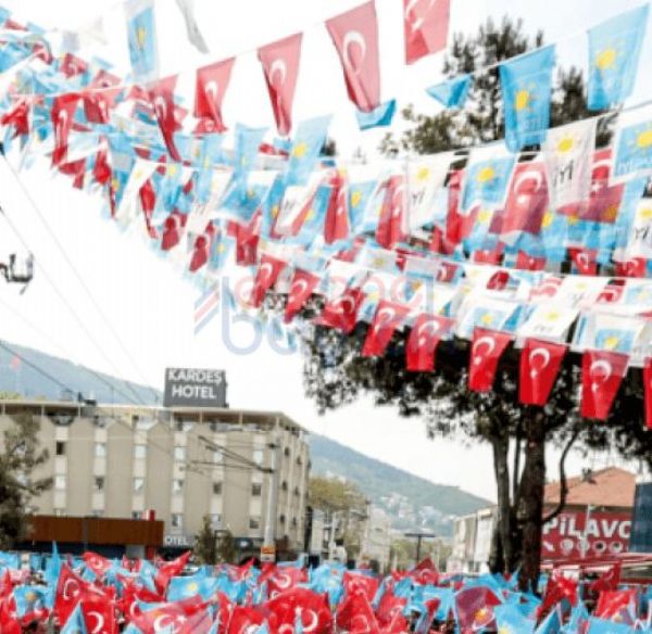 Drapeaux en Guirlande pour Parti Politique