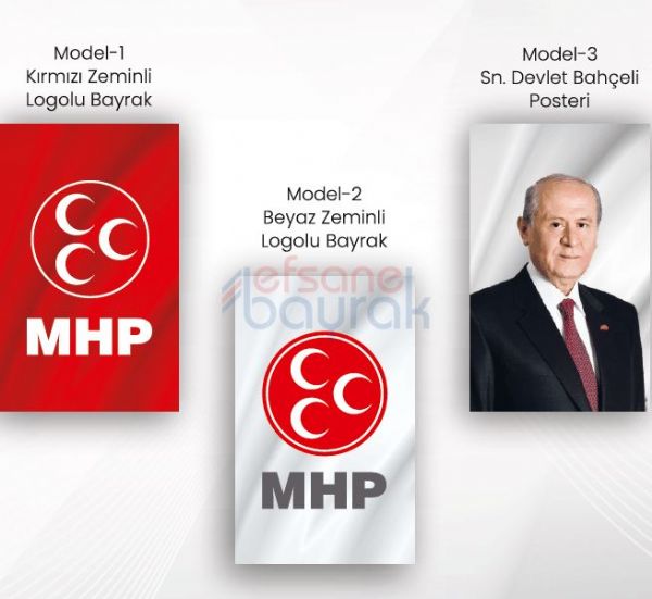 MHP Balkon Bayrakları - Poster Bayraklar