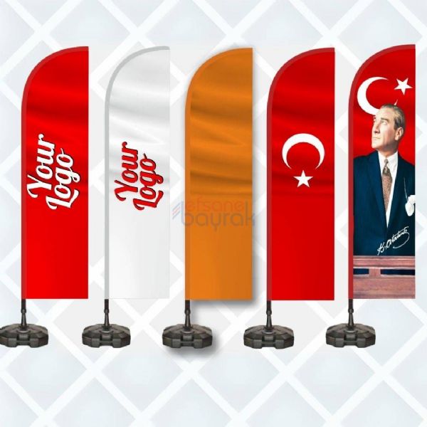 Production de Drapeaux à Mât