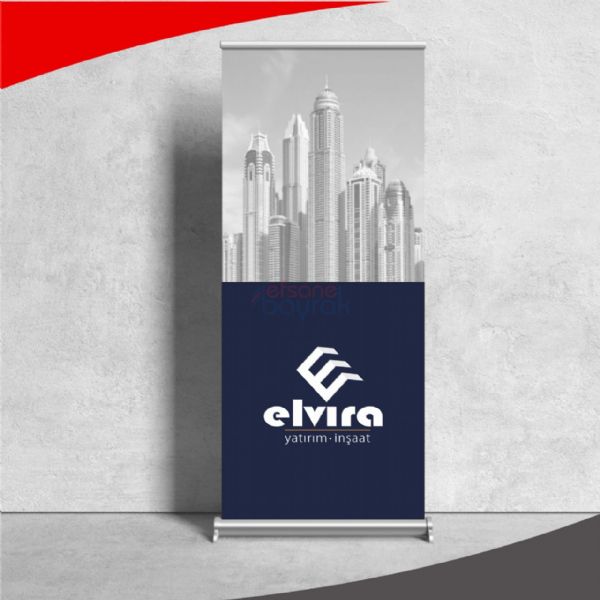 Production de Drapeaux Roll-Up | Efsane Bayrak