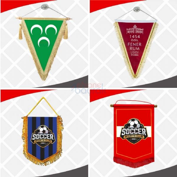 علم مزخرف بالشرابة | Efsane Bayrak