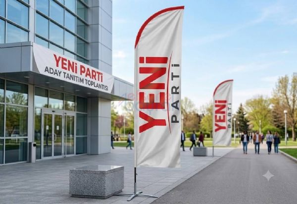 Yeni Parti Yelken Bayrakları | Efsane Bayrak
